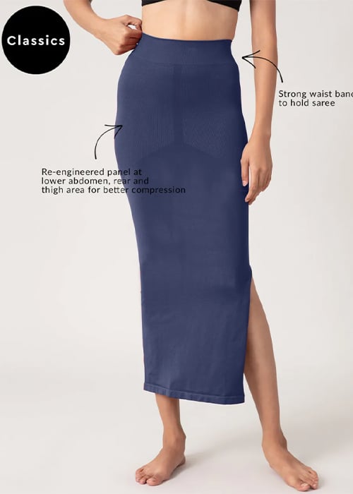 Off With The Underskirt And (tuck) In with Nykd's Saree Shapewear