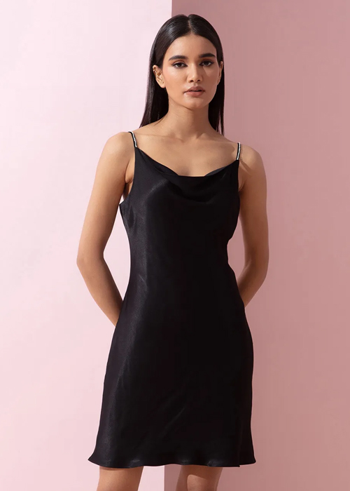 evening dress, slip dress