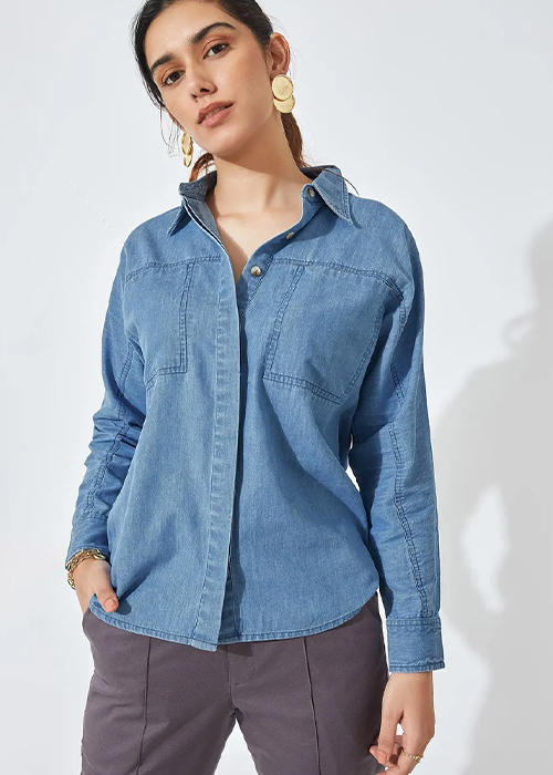 Loose shirts for women, Nykaa Fashion