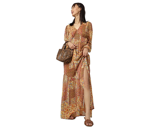 Women Printed Multicolor Dress