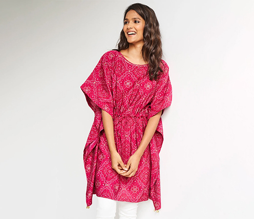ITSE Pink Flared Tunic