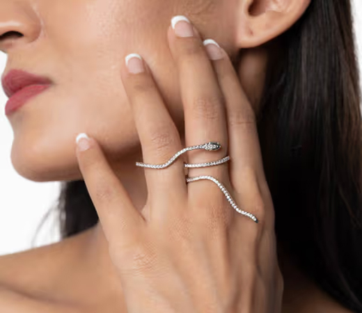 Two Finger Snake Ring