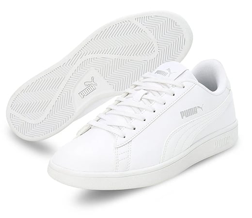 Smashic Unisex White Sneakers