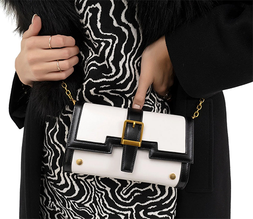 Luna Sling Wallet for Women - White