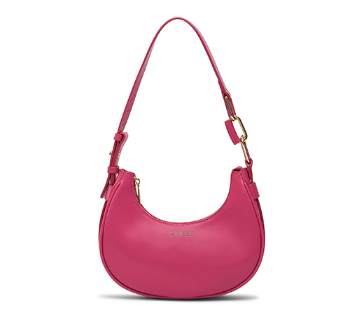 Cindi Solid Mini Shoulder Bag for Women - Pink