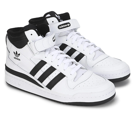 Forum Mid Rt Basics White Sneakers