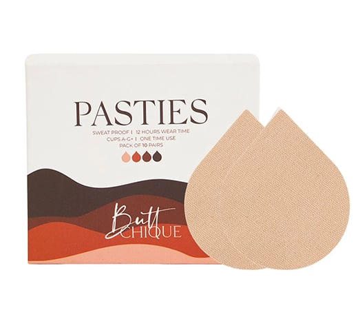 Sand Pasties Pack of 10 Pairs Stick On Pasties for Complete Coverage