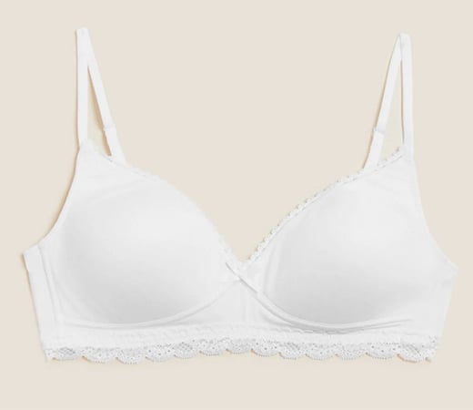Sumptuously Soft Full Cup First Bra - White