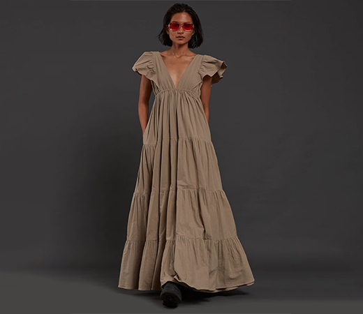 Navy Blue Embroidered Blouse