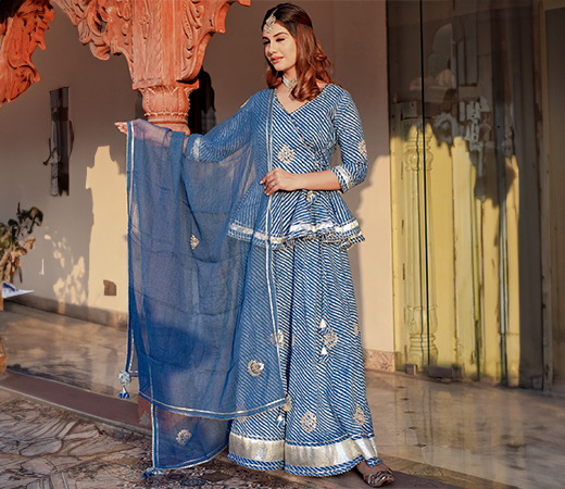 Black Velvet Embroidered Blouse