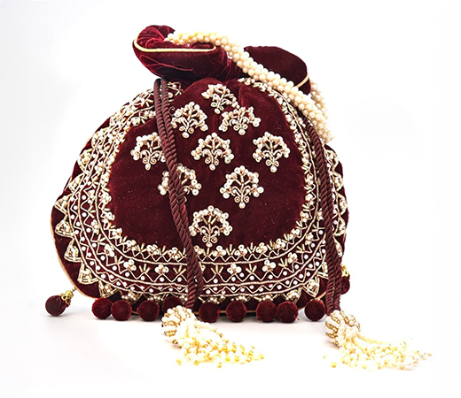 Black Velvet Embroidered Blouse