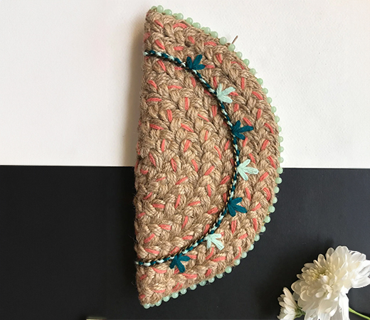 Black Velvet Embroidered Blouse