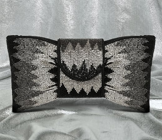 Black Velvet Embroidered Blouse
