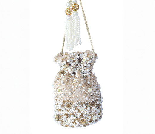 Navy Blue Embroidered Blouse