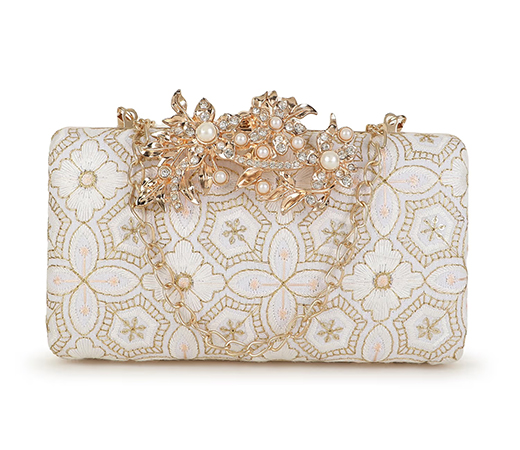 Navy Blue Embroidered Blouse