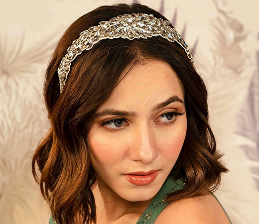 Navy Blue Embroidered Blouse