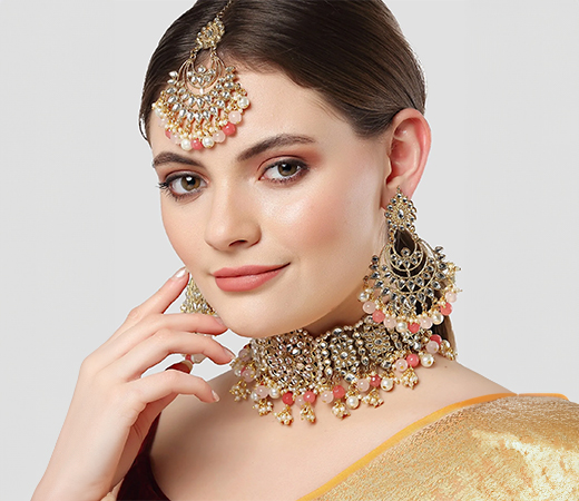 Navy Blue Embroidered Blouse