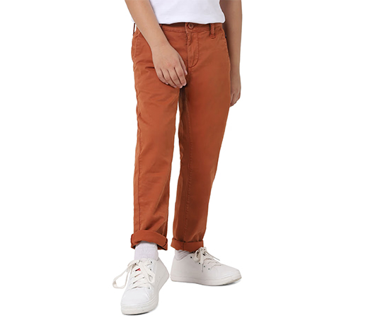 Boys Red Chinos