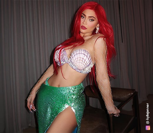 Kylie Jenner as Little Mermaid  