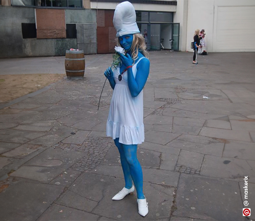 Smurfette Halloween Costume
