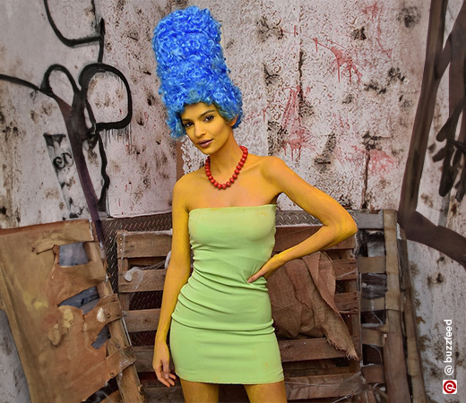 Emily Ratajkowski as Marge Simpson