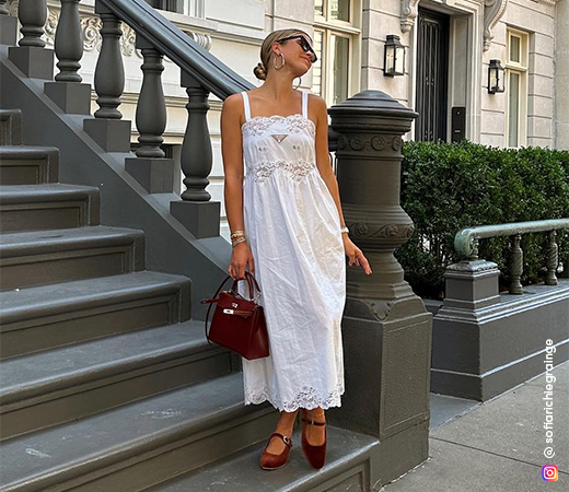 Sofia’s Pop of Red