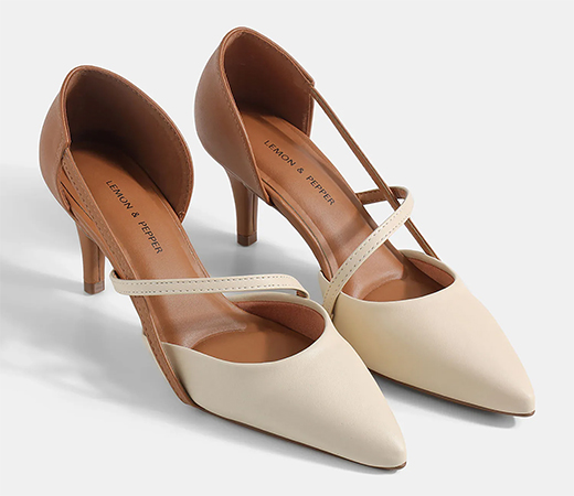 Cream Kitten Pumps