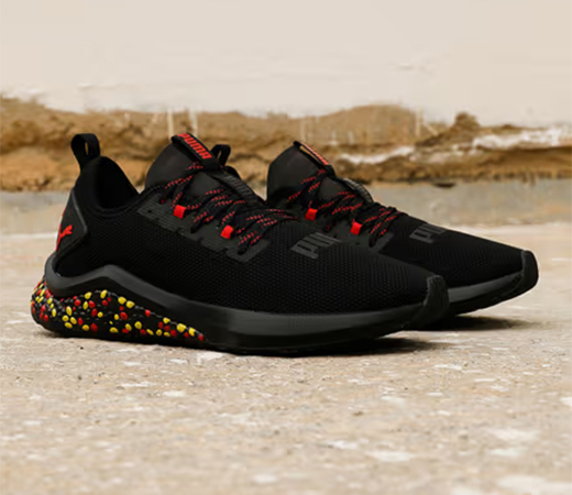 Hybrid Nx Men Black Running Shoes