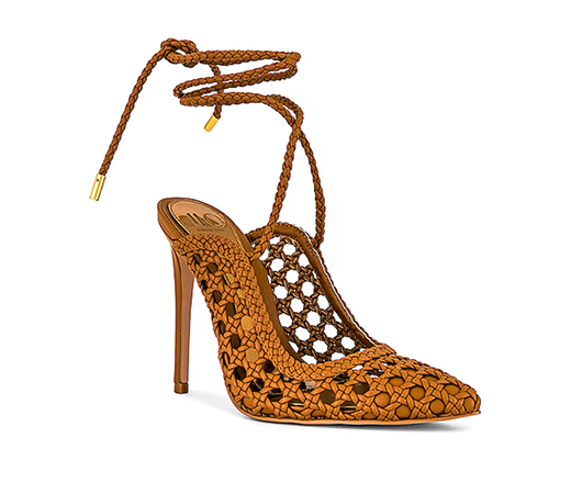 JLO x Revolve Brown Heels