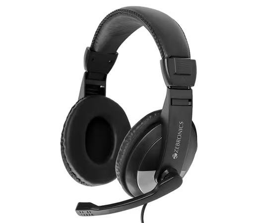 Zebronics Black headphones