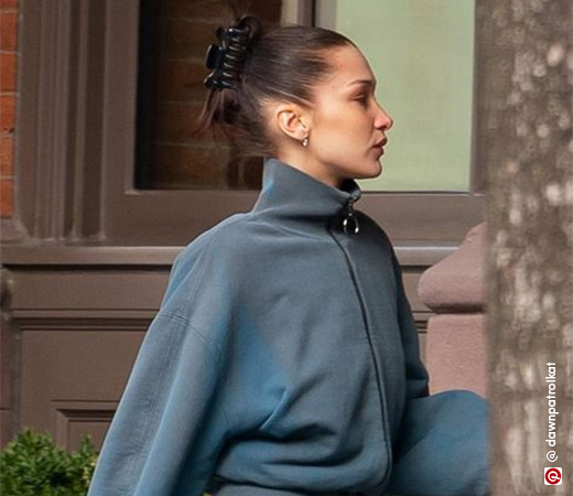 Bella Hadid Wearing Claw Clip