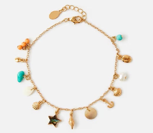 Accessorize London Charms Anklet