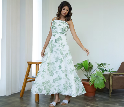 Femme Sequel Isabelle Printed Maxi Dress