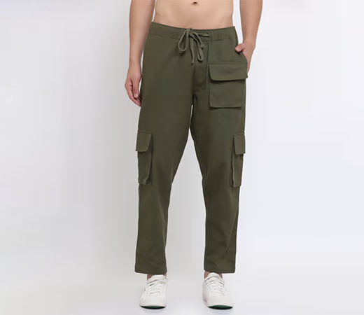 EVERDION Olive Utility Cargo Pant