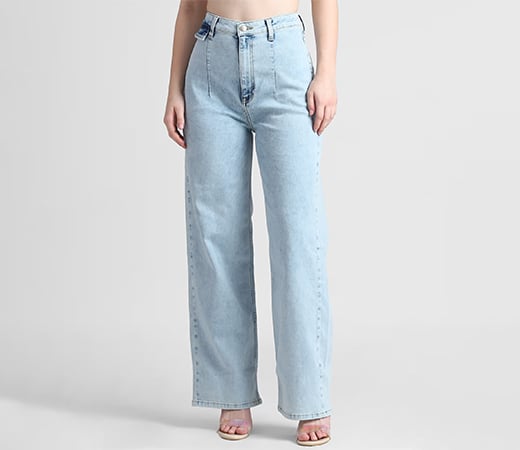 ONLY wide leg jeans