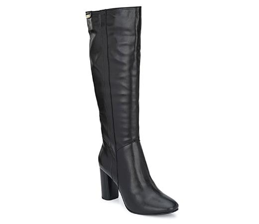 Knee-high black boots