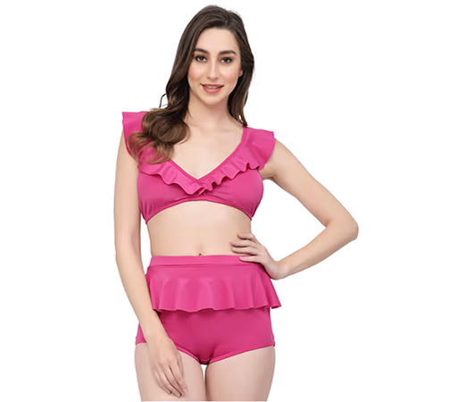 Padded two piece tankini swimwear 