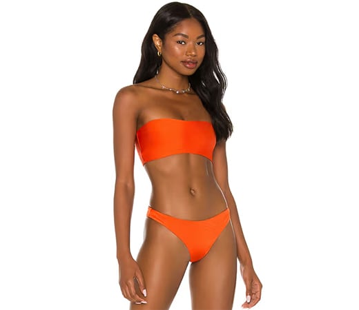 Orange bandeau style bikini by JADE SWIM