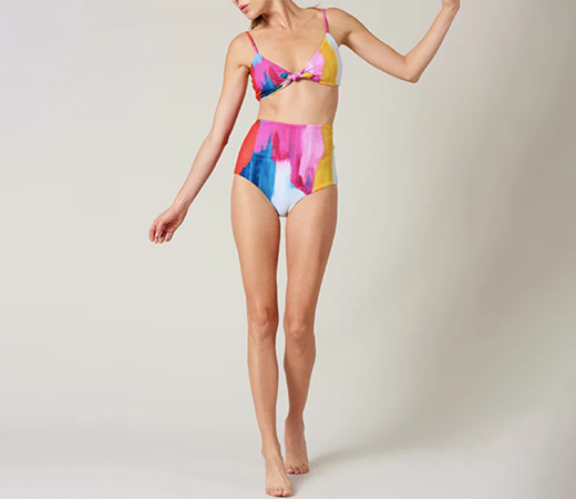 Pink bikini set by WomanLikeU