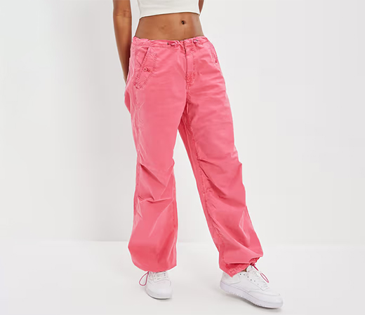 American Eagle Low-rise Parachute Pant