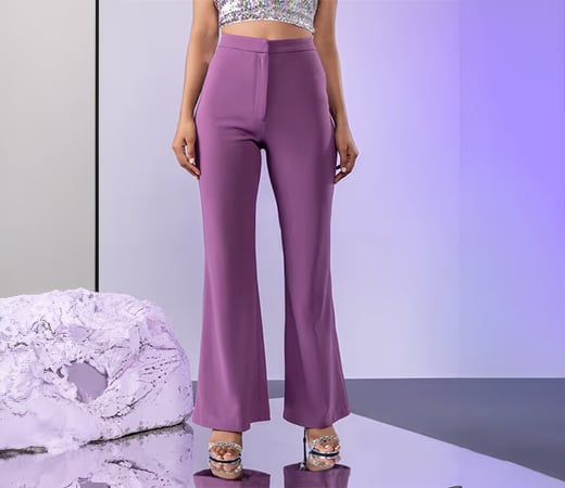 Twenty Dresses by Nykaa Fashion Bootcut Pants