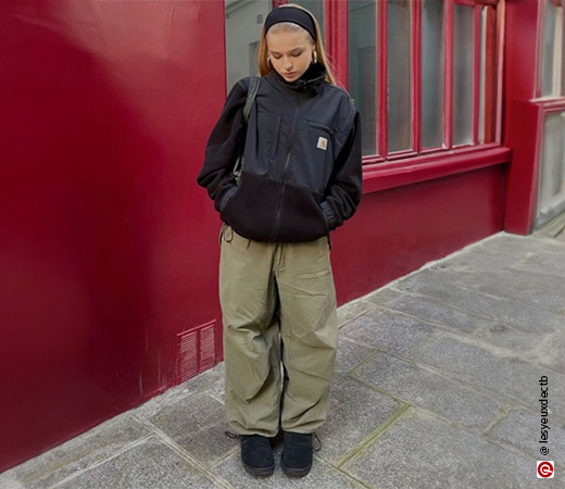 Janhvi Kapoor wearing baggy pants 