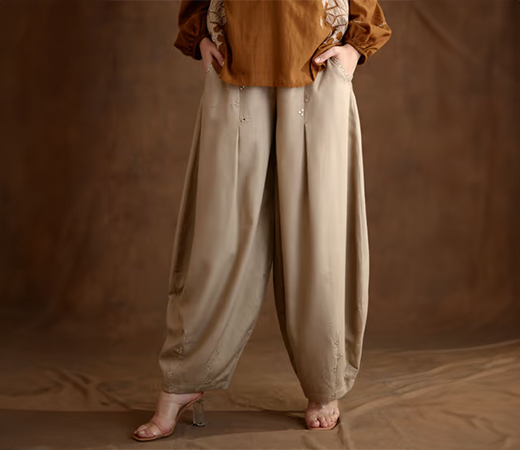 Nikasha Fawn Baggy Pant