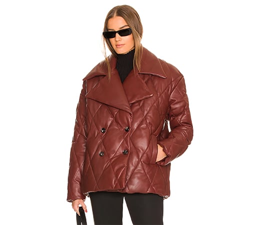 LPA leather puffer jacket