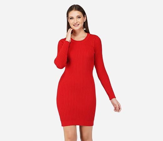 Joe Hazel Red sweater dress
