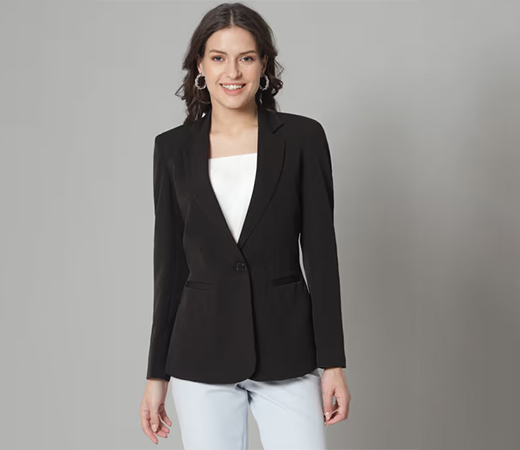 Powersutra Stretch Notch Collar Blazer