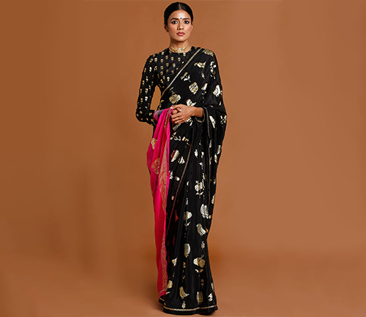 Masaba Black All Star Saree