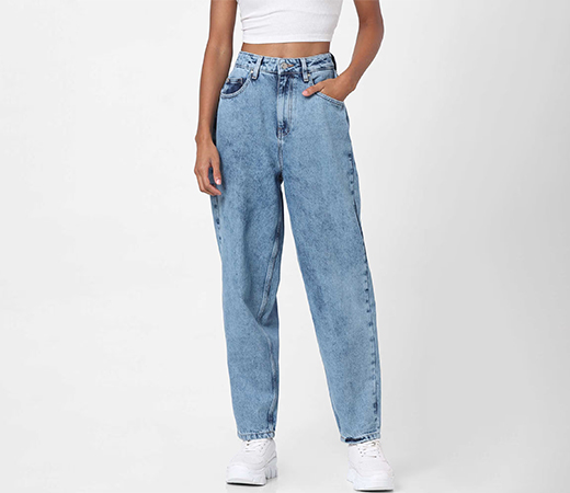 Women Solid Blue Jeans from ONLY