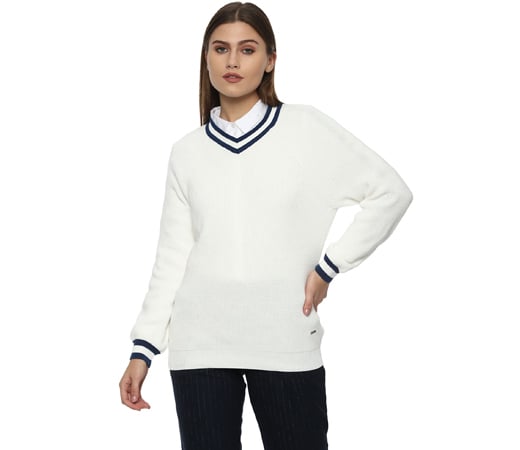 Van Heusen White Sweater