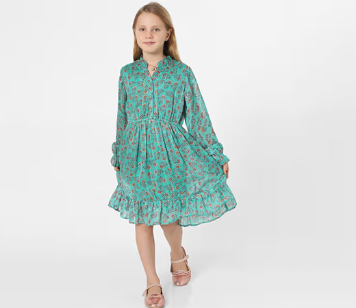 KIDS ONLY Girls Green Dress
